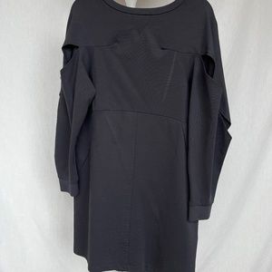 Carin Wester (S) mini-dress tunic in black, EUC.